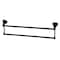 Kingston Brass BA5563MB Royale 24" Dual Towel Bar, Matte Black BA5563MB - alternate 1